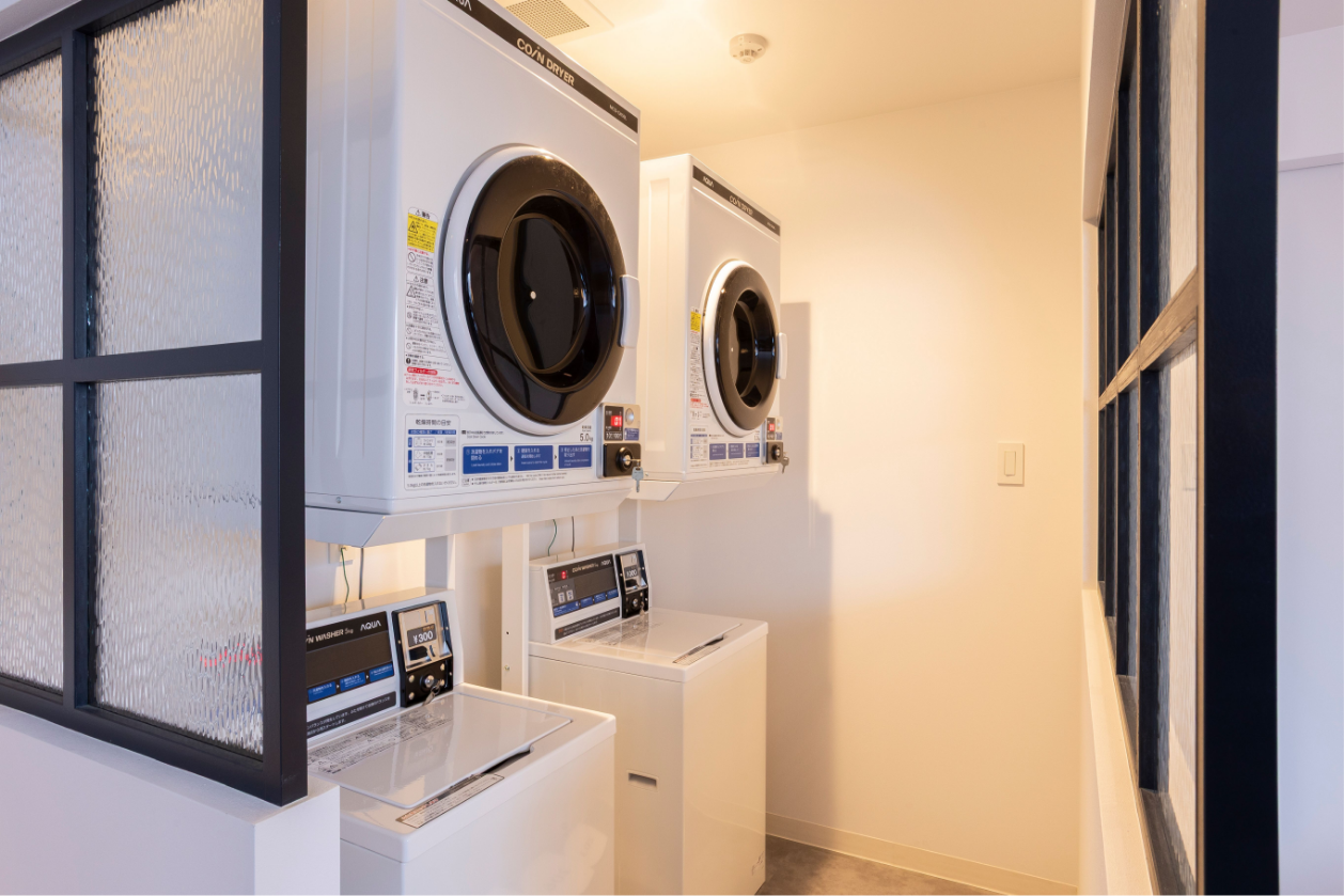 設備紹介：コインランドリー